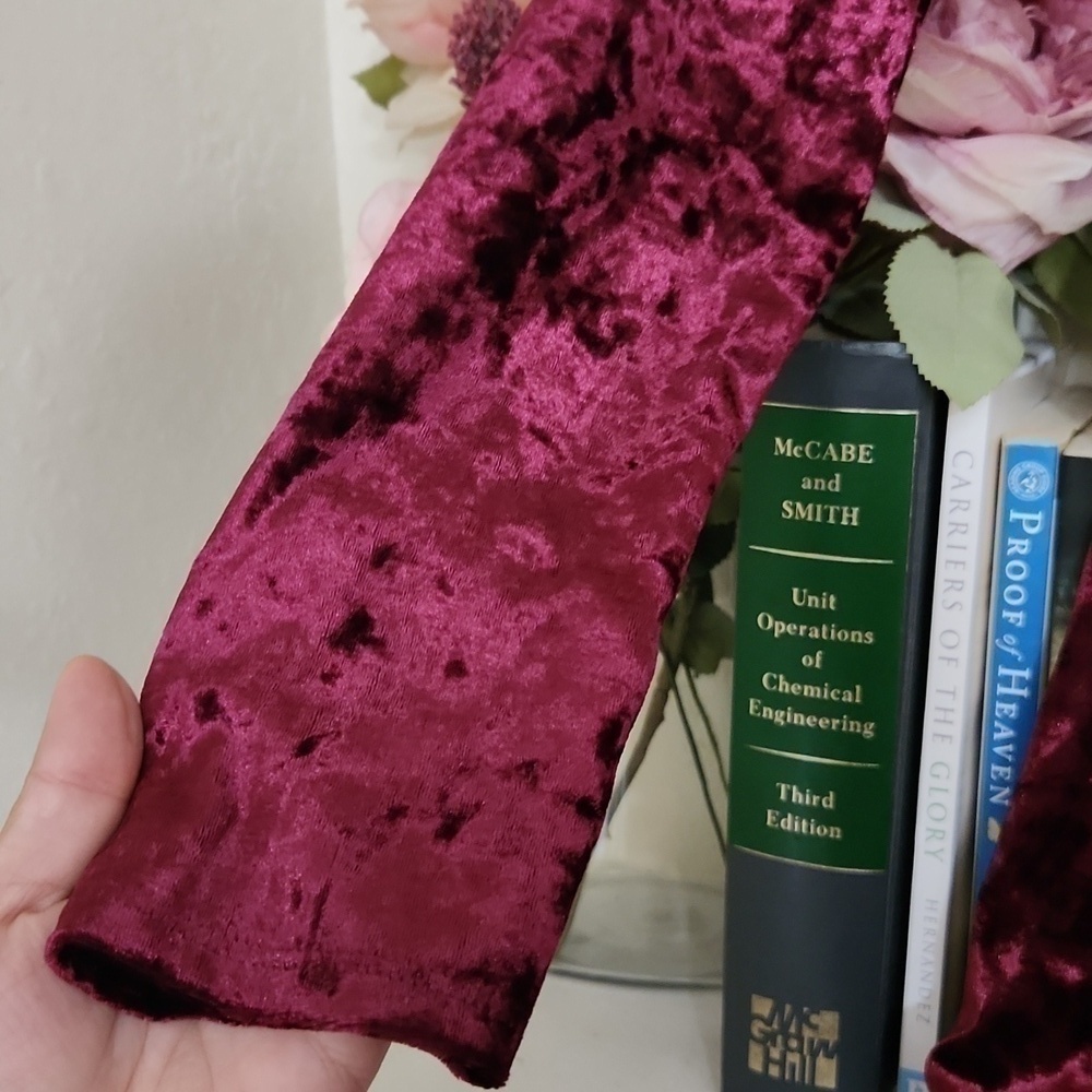 Eliza J Velvet Wine color One Sleeve Dress Date Night Formal Sexy Flirty - Picture 7 of 11